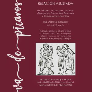 Catálogos Librería Bardón. Picaresca